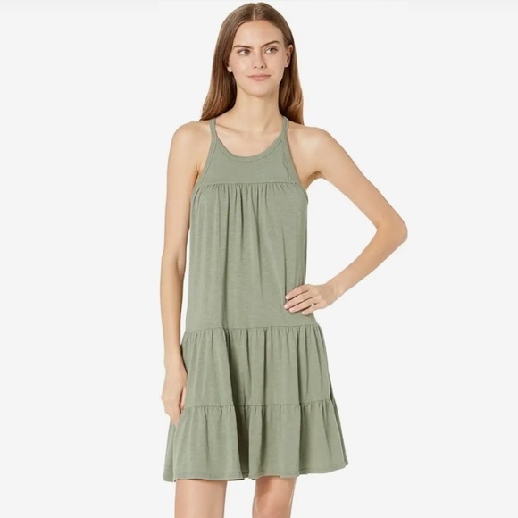 Sundry Dresses & Skirts - Sundry Tiered Mini Dress in Sage - Size 3